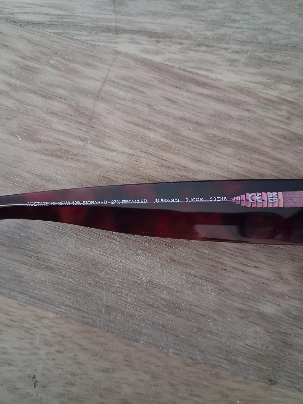 Juicy Couture Burgundy Tortoiseshell Sunglasses